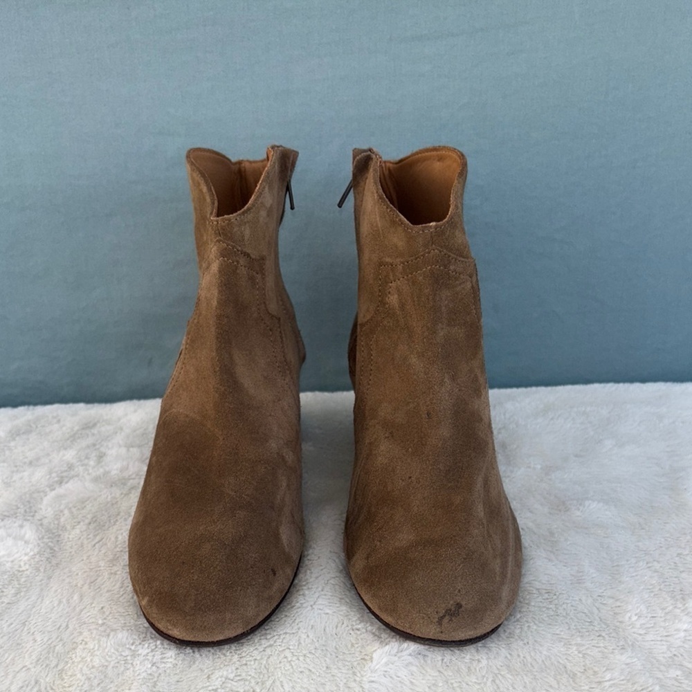 GUC Isabel Marant Brown Ankle Boots with Chunky Heel EU 41